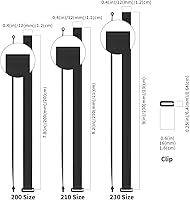 Vista 6 de Correa de dedo en forma de C con clip para teléfono, correa de silicona para teléfono celular Sinjimoru para estuche de teléfono con clip como