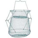 Paniers de pêche : compacts et légers, faciles à ranger et à transporter, ces filets permettent de réaliser des économies. ils vous aident également à récupérer vos prises après la pêche et à les garder . cage de pêche pliable