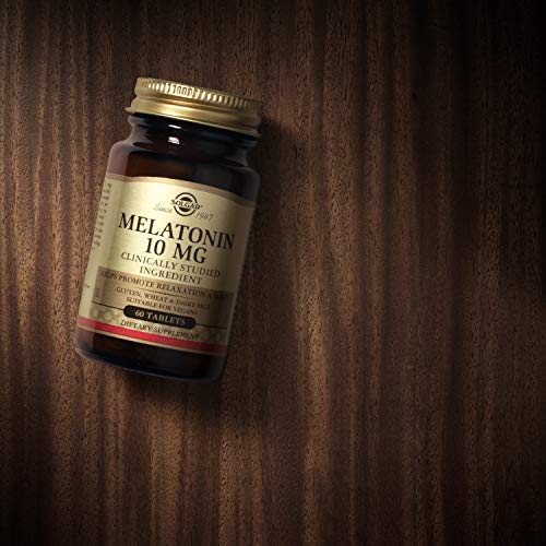 Solgar Melatonin 10mg, 60 Tablets - High Dosage, Vegan, Gluten Free, Kosher | Helps Promote Relaxation & Sleep - Clinically-Studied Melatonin - Supports Natural Sleep Cycle, Dairy Free - 60 Servings - image 7