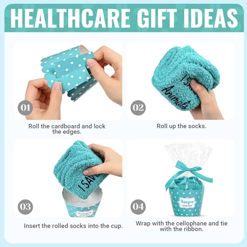 Image of HAPPYPOP Inspirational Gifts for Women - Cancer Chemo Socks for Patient after Surgery Gifts