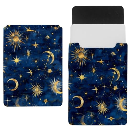 Housse pour ordinateur portable 35,1 x 25,9 cm doublure velours bleu