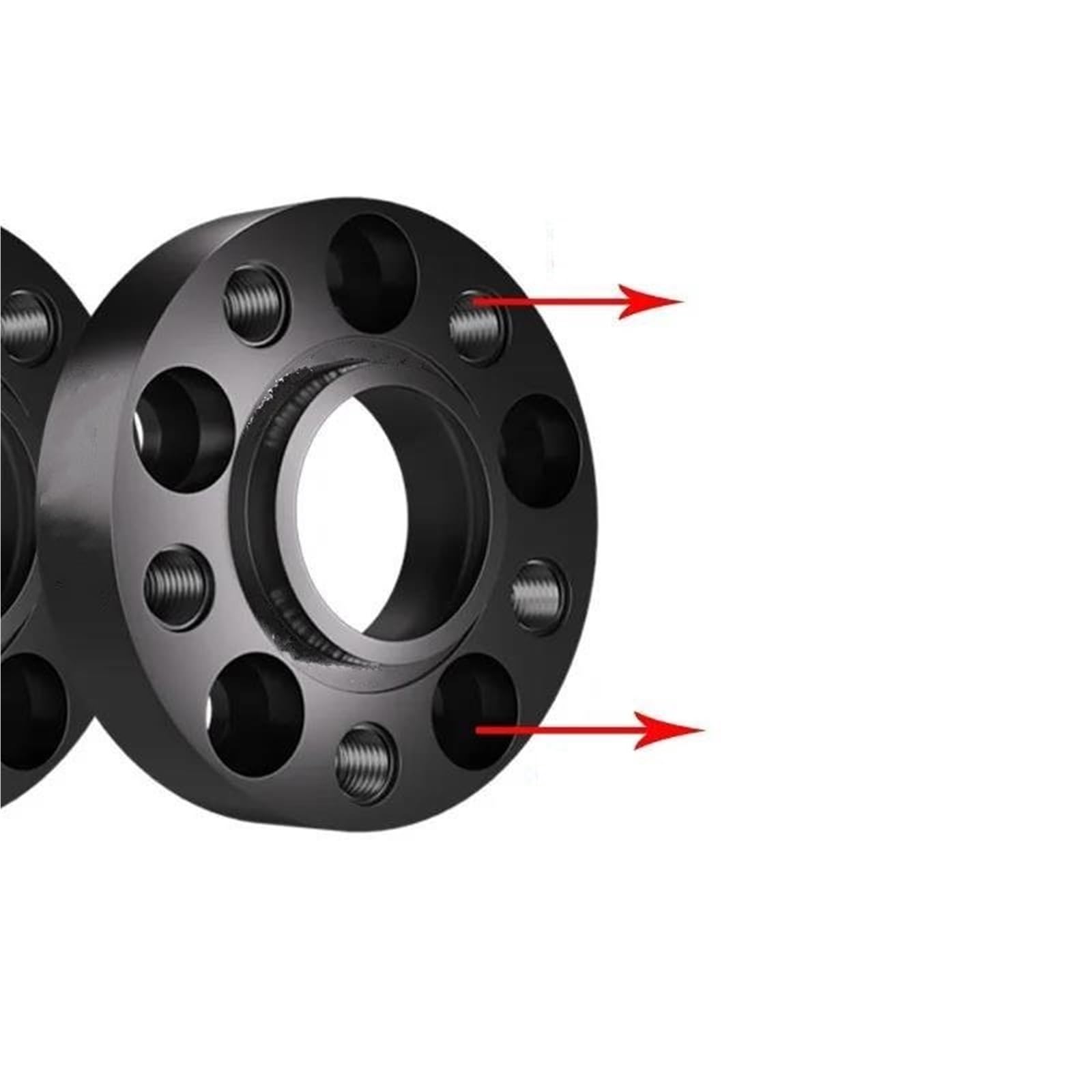 Separadores Rueda Separadores De Rueda Para A7 | Kit De Separadores De Rueda De Aluminio PCD 5x112 CB 66.6 M14x1.5 (1 Pieza) Con Arandelas Centradoras(30mm)