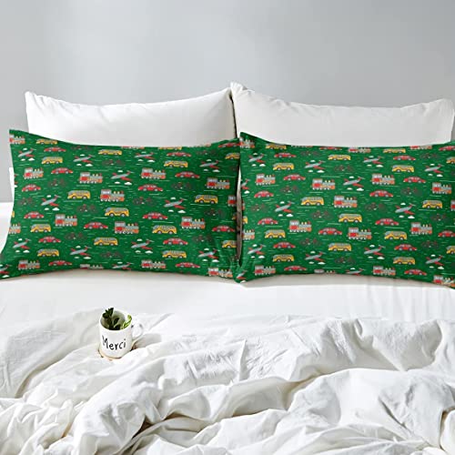 Housse de couette en microfibre douce avec fermeture éclair lit - 4