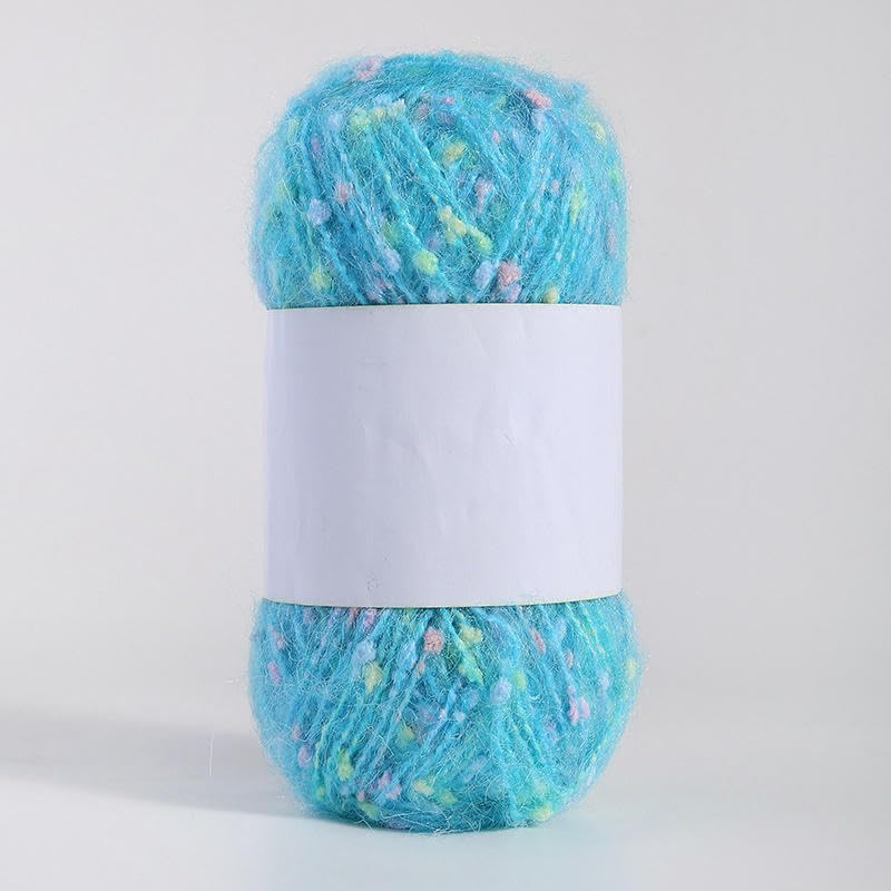 Hilo de mohair suave que no pica para tejer cárdigans y gorros abrigados sin esfuerzo