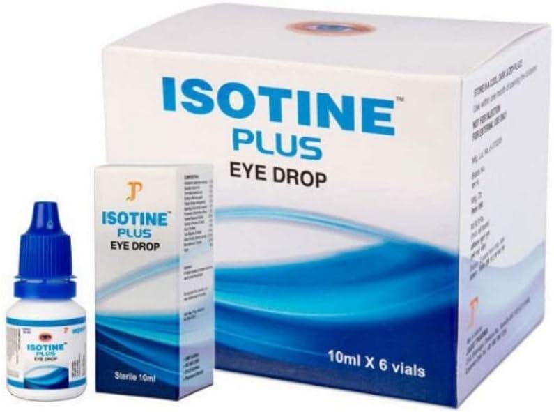 Isotine Plus Herbal Eye Drop 1 Box (10ml X 6 vials)