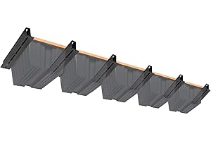 Adjustable Overhead Tote Storage Rail System