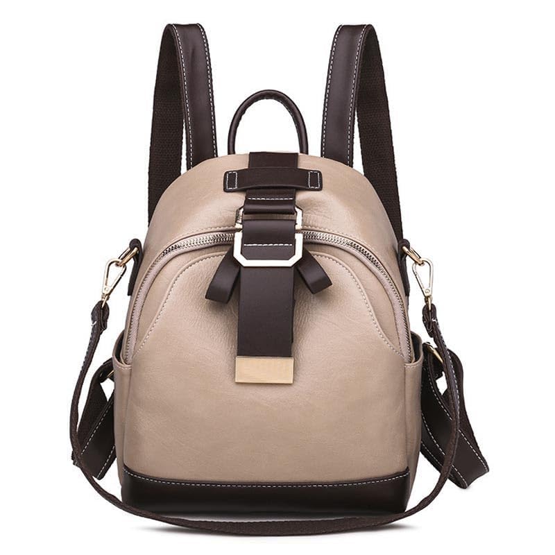siby PU Leather Shoulder Backpack For Women's-picture-34