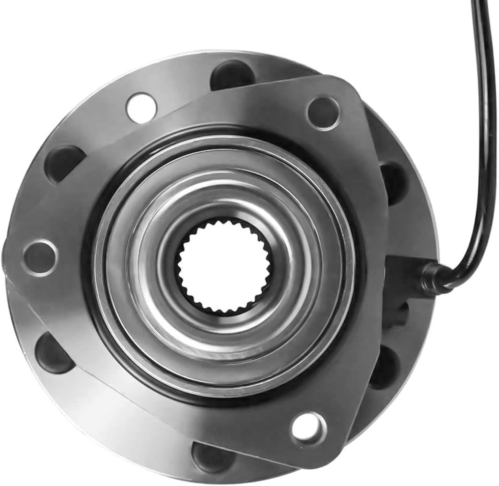513188 Front Wheel Hub Bearing Assembly w/ABS 6 Lug Replacement for Chevy SSR Trailblazer, Buick Rainier, GMC Envoy, Isuzu Ascender, Oldsmobile Bravada, Saab 9-7X Wheel Hub