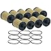 Set of 9 Engine Motor Oil Filters For Jeep Ram 1500 Classic Grand Cherokee 3.0L V6 DOHC 24 Valve Turbocharged DIESEL FI DI M EXF Automatic