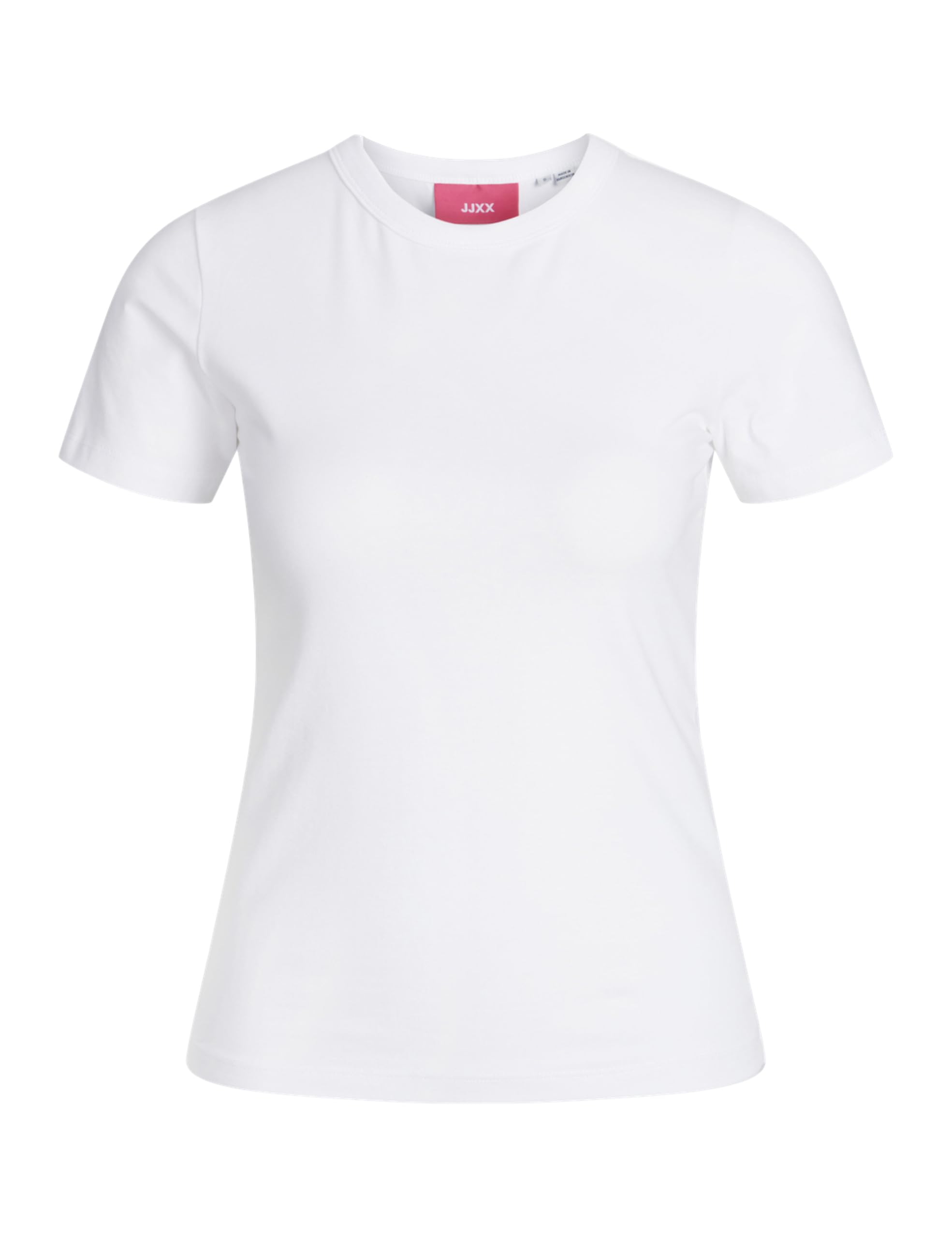JACK&JONES Damen T-Shirt JJXX Jxgigi Str Ss Tee Jrs Sn – Bright White, XS