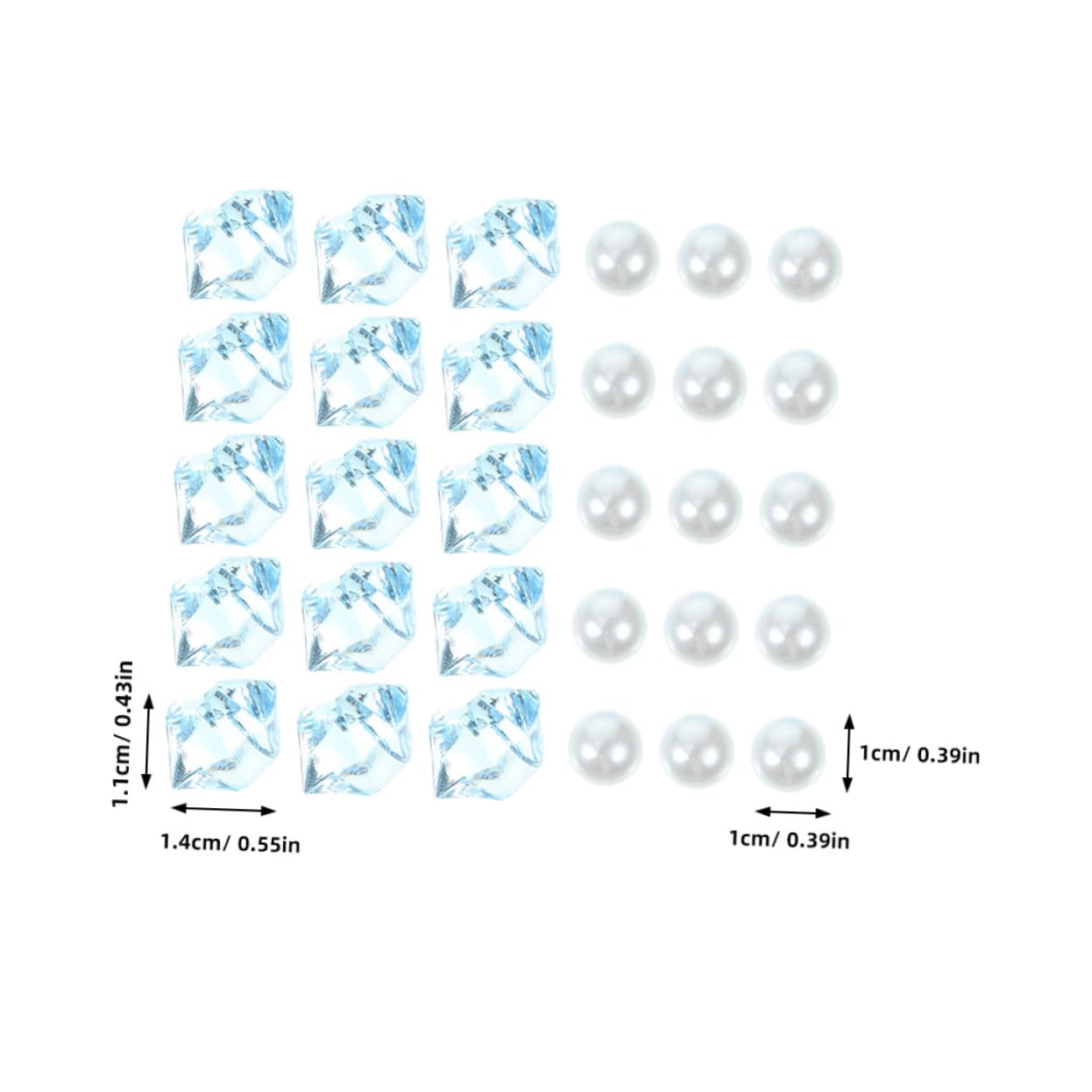 LIOOBO 1 Set Aquarium Stones Aquarium Beads Tank Fish Plants Beads Vase Filler Faux Pearls Artificial Decor Flower Pot Stones Gardening Beads Stones Adornments Bead Rocks Plastic