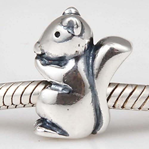 Miniatura 3 de Lucky Dog conejo encanto 925 plata esterlina Animal Beads Pet Charms para pulsera de Pandora encantos
