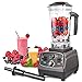 Frullatore da banco per Cucina, frullatore ad Alta Potenza Max 1800 W con Timer e brocca Senza BPA, per frullati, frullati e Frutta surgelata