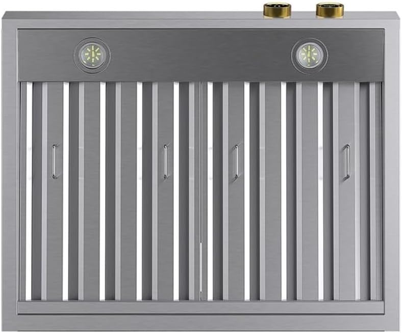 Pemberly Row 30" Dual Fuel Range Propane Gas, 4.2 cu. ft. Convection Oven, 4 Sealed Burners, Stainless Steel & Gold Finish, Includes Wall Mount Range Hood, Pro-Style Kitchen Cooking Appliance