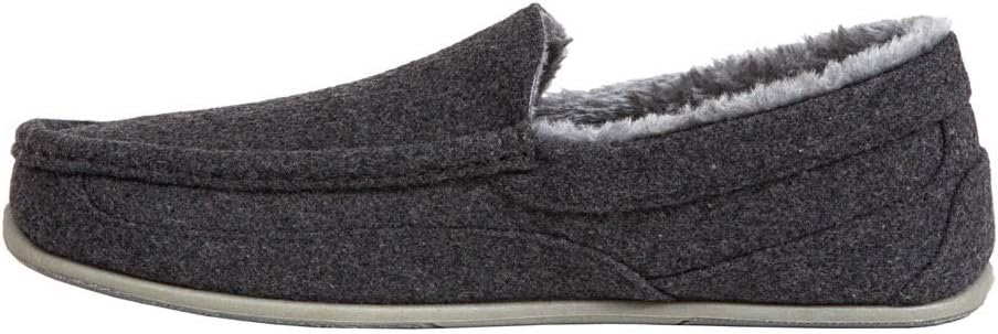 Deer Stags Men's Spun Slipper, Dark Grey, Men's US 13 Med