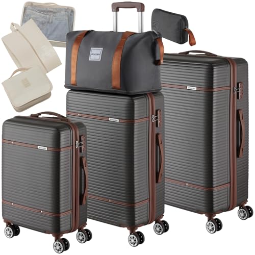 tectake® Set de Valise de Voyage 13 Pcs. Valise Grande...