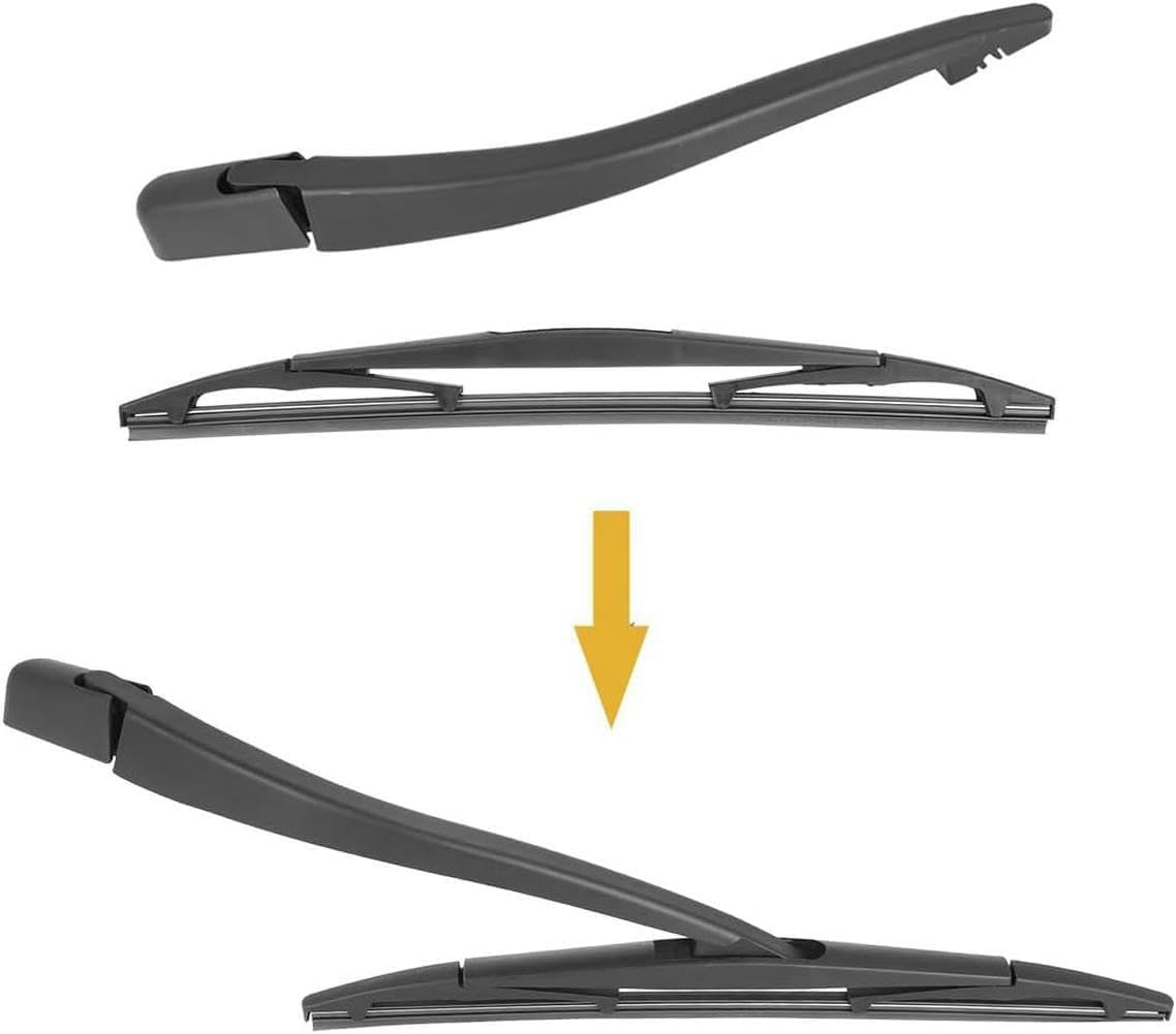 New Rear Wiper Blade & Arm Assembly For Citroen C1 - 30cm, Complete Set By LST