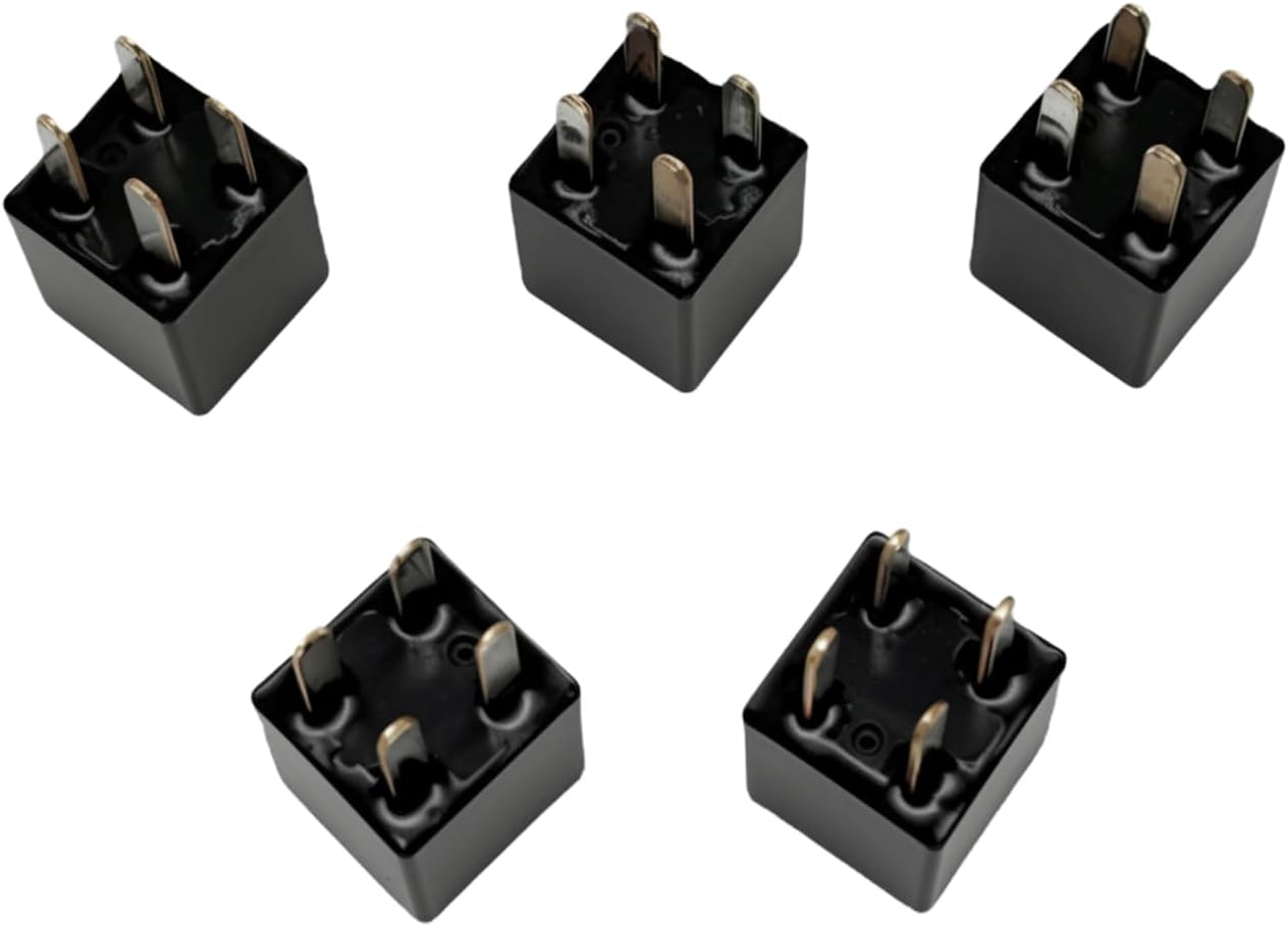 5pcs Automotive Relay 12VDC 20A 4-Pin 5L3T-AA Compatible with 2004-2020 F-150 2013-2019 Escape 2011-2019 Explorer