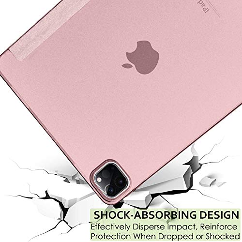 Image of DuraSafe Cases for iPad Pro 12.9 inch 6th 5th 4th Gen Case A2436 MHNF3HN /A MHNG3HN /A MNXR3HN /A MNXT3HN /A A2378 MHNF3HN /A MHNG3HN /A A2229 MY2H2HN /A MY2J2HN /A A2461 MHNH3HN /A MHNJ3HN /A - Rose Gold