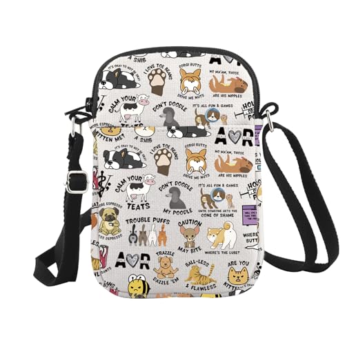 WCGXKO Vet Tech Crossbody Bag Veterinarian Gift Vet Graduation for Animal Lover