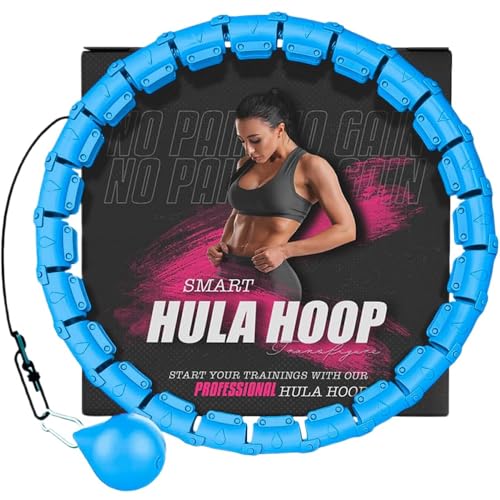 Active 100 Gewichteter Hula Hoop, Infinity Smart Hula Hoops mit 16 Knoten,...