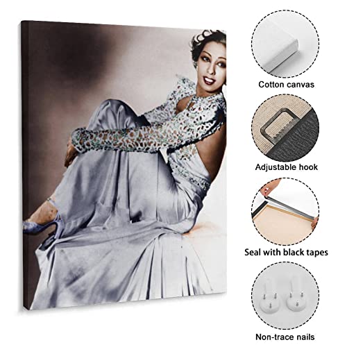 Canvas Paintings Wall Art Josephine Baker Poster (15) Surrealism Posters Canvas Wall Art Prints For Wall Decor Room Decor Bedroom Decor Gifts 16X20Inch(40X51Cm) Frame-Style #TOP2