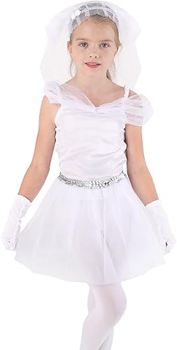 Miniatura 4 de Juego de disfraces para niñas pequeñas Toiijoy Princesa hada sirena novia estrella del pop Niños de 3 a 6 años