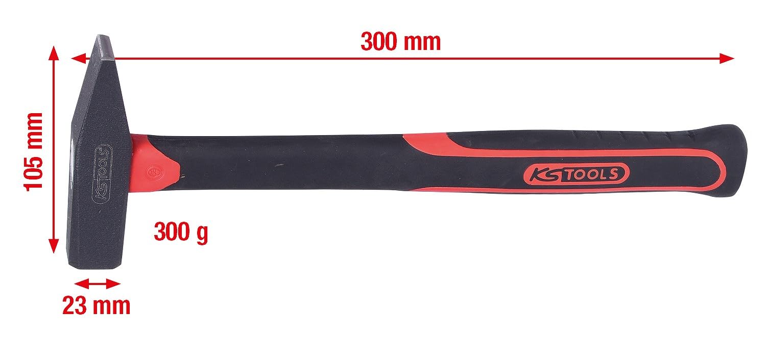 KS Tools 142.1331 Mlotek stolarski, 300g, wlókno szklane