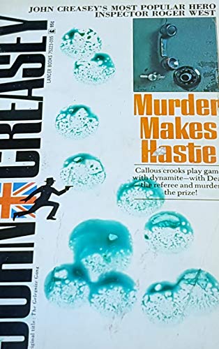 Murder Makes Haste B002ROIUSQ Book Cover
