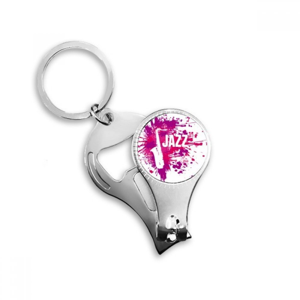 Porte-clés saxophone jazz cadeau idéal pour musicien avec décapsuleur