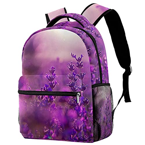 Sac à dos de voyage lavande violet pour les sorties scolaires et excursions en famille