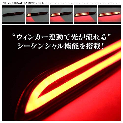 USEKA トヨタ シリーズ 汎用 リフレクター シーケンシャル機能搭載 スモール/ブレーキ/ウインカー連動 適応タイプ レクサス ISF USE20 アルファード30 ヴェルファイア30 ハリアー60 カムリ 50系 マークX