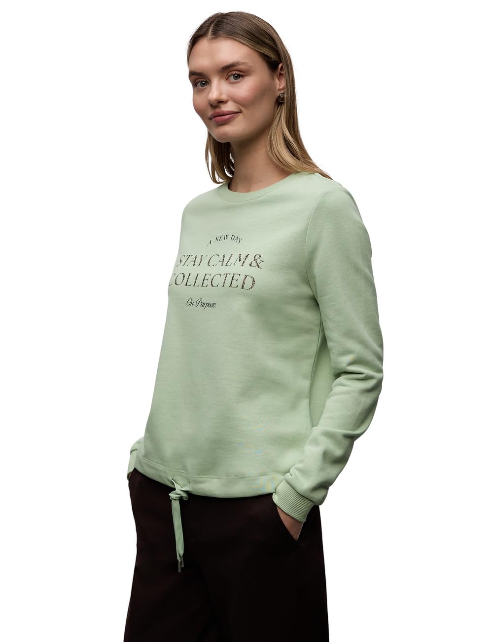 Street One Damen Damen Sweatshirt mit Artwork Sweatshirt mit Artwork (1er Pack)