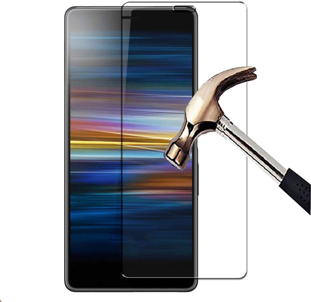 Sony Xperia L3 Tempered Glass Screen Protector Easy Bubble-Free Installation HD Ultra Clear shatterproof with 9H Hardness and Anti Fingerprint Oleo-phobic Coating (Sony Xperia L3, Screen Protector)