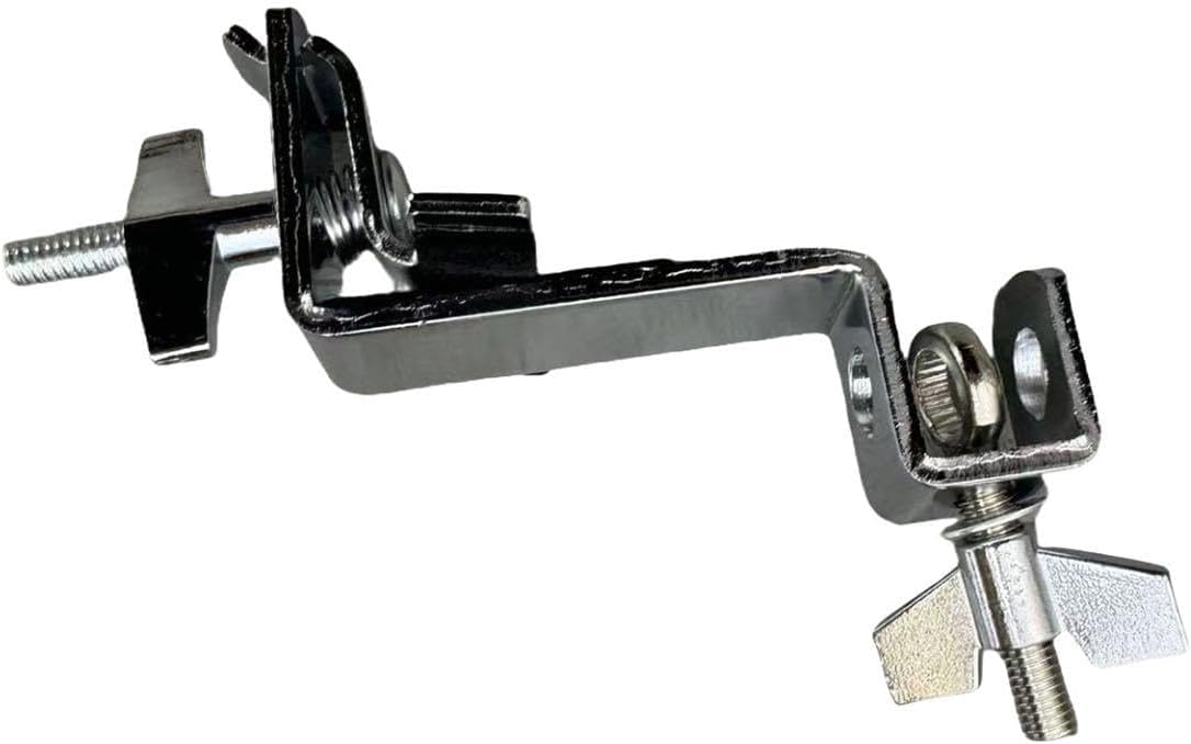 Cymbal Holder Clamp for Bass Drum and Splash Cymbals - Metal Mounting Attachment for Drum Set Accessories