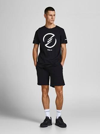 JACK & JONES JPSTNEWSOFT Men's Sweat Shorts XS S M L XL XXL Blue Black Cotton blind fly comfort fit drawstring practical side pockets plain elastic