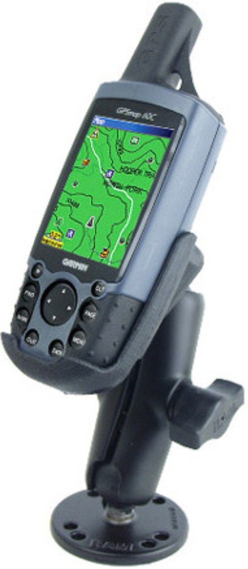 Supporto RAM-Mount Per Garmin Nuvi 300-360 - Base Piatta In Metallo Per Auto, Barca, Camper