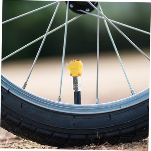 4pcs Cute Duck Tapones para Válvula de Neumáticos de Bicicleta Convertidor Protector Mejorando Tu Experiencia de Ciclismo miniatura 2