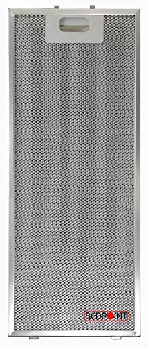 REDPOINT® Filtre en aluminium pour hottes Best 194 x 472 x 9 mm.