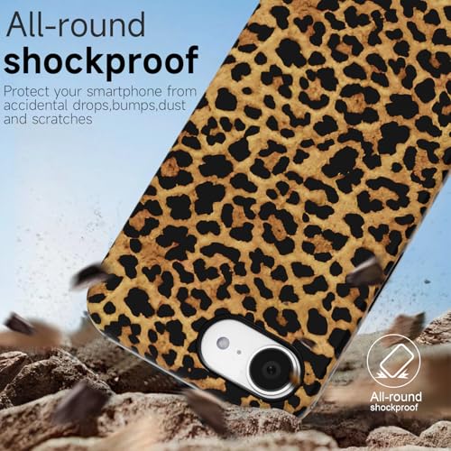 Coque iPhone 16e guépard idéale pour un style automnal chic