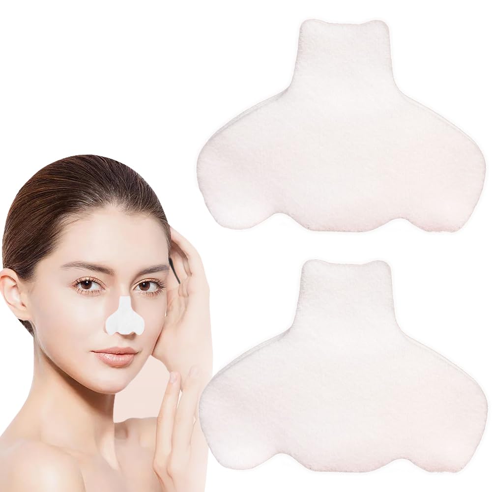 100PCS Disposable Non-Woven Cotton for Nose Nose Patches Nose Compressed Strips Nose Cotton Pad T Zone Mask Towel Sheet Toner Lotion Paper for Spa and Skin Care