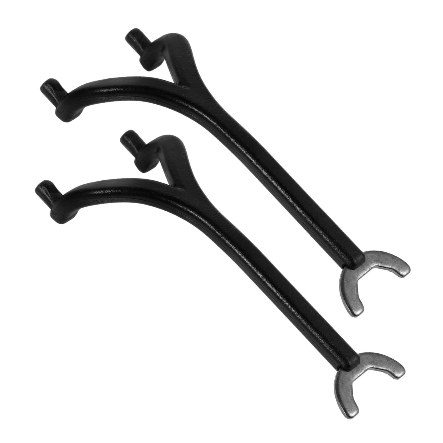 Balacoo 4 Pairs Stair Shaker Bracket Rocker Telephone Phone Holders for Your Car The Call Counters Phonecase Mobile Phone Holder an Fittings Cellphone Auto Walker Bracket Plastic Black