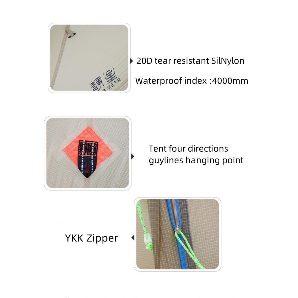 Amazon.co.jp: ASTA Gear Fengyin 2ピラミッドテント ポータブル 超