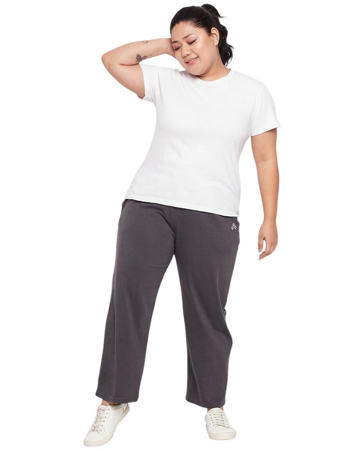 ds fashion Women Regular Fit Comfortable Plus Size Cotton Pyjamas Track Pants Lower Lounge Pants-4XL to 7XL Darkgrey-picture-26