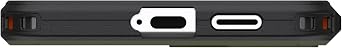 URBAN ARMOR GEAR UAG Designed for Samsung Galaxy S25 Plus Case Civilian Pro, Compatible with Magnetic Charging Bundle with Glass Shield Screen Protector (Olive Drab/Orange + Clear)
