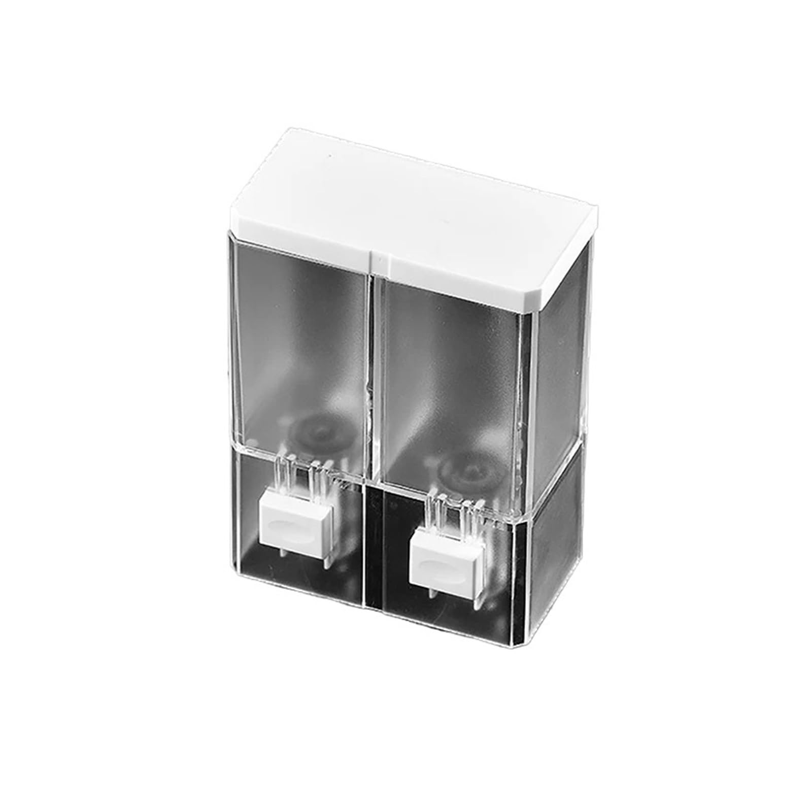 Wall Mounted Soap Dispenser Non-punching Manual Press Soap Dispenser Wall Hanging Transparent Soap Dispenser(B2)