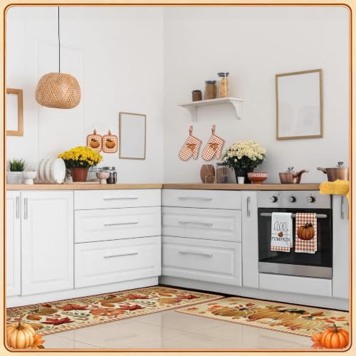 Fanfanwin 10 Pcs Fall Thanksgiving Pumpkin Kitchen Decor Set by Fanfanwin - Used condition - Image 7