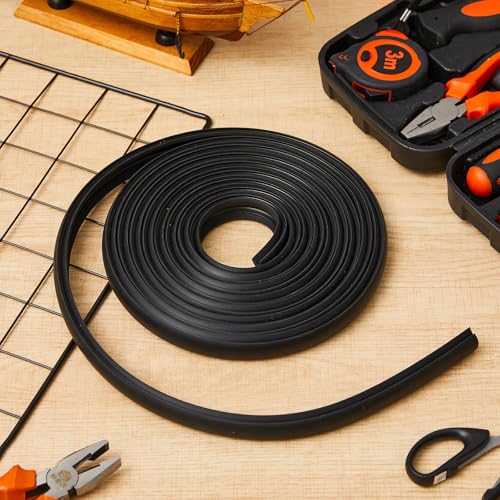Beeveer 50.85 Feet Boat Rub Rail 3/4" x 3/8" Flexible Rub Rail Vinyl Insert for Boats, Black Bumpers Replacement for Boats by Beeveer - Used condition - Image 7