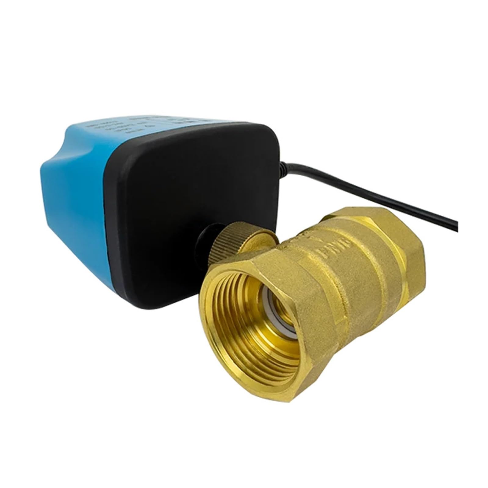 Flglqutsv Dn20 Cast Steel Ac220v Electric Brass Ball Valve, 3-Wire 2-Control Electric Ball Valve 2-Way, Dn15 Dn20 Dn25 Dn32 Dn40 Dn50(Dn20 Cast Steel)