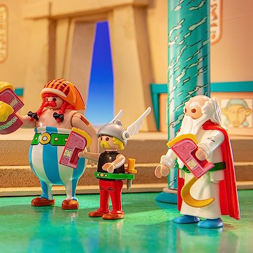 Playmobil Asterix 71269 Ipodermoclis e la torta avvelenata, Asterix, assaggiatore di Cleopatra, Ipodermoclis e il suo aiutante Necrosis, giocattolo per bambini dai 5 anni in su